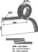 Double coil spring, left (101.315111) image