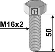Hexagon bolt M16x2x50 without nut (165093310V) image
