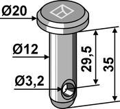 Cotter bolt  Ø12Ã35 (26-1235) image