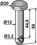 Cotter bolt  Ø12Ã50 (26-1250) image