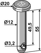 Cotter bolt  Ø12Ã55 (26-1255) image