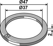Shim washer Ø47x2xØ37 (3747988) image