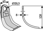 Arched blade (63-IND-70) image