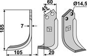 Blade, left model (MAL-08L) image