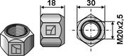 All-metal nut with squeezing device M20 â DIN980 galv. 10.9 (M2098010V) image