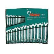 26 Piece Combination Spanner Set 45 Degree Offset 166326M