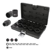 1/4"+3/8"+1/2" Torx Impact Socket Set 515-0119