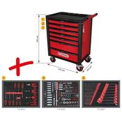 Racingline Tool Chest With 7 Drawers And 215 Premium Tools 826.7215