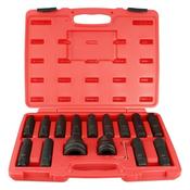 16 Pcs 3/4" &amp; 1" Sq. Drive Insert Bit Socket Set A2166