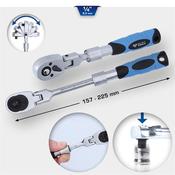 1/4" Telescopic Reversible Ratchet With Flexible Head (175 - 225 Mm) Bt020997