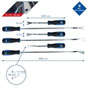 Release Tool Set For Fairing Clips, 6 Pcs Bt511045