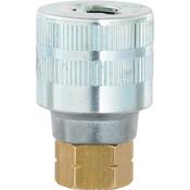Schrader Standard Coupling 1/4"F - 1/4" Bsp Female Standard Duty
