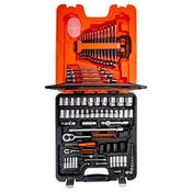 1/4" And 1/2" Drive Socket Set With Combination Spanners S108