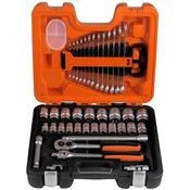 1/2" Square Drive Socket Set With Combination Spanner Set  S400 image