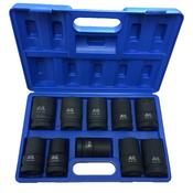 1" Drive 10 Piece Mid-Length Impact Socket Set Tplg002 image