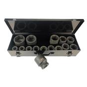 1" Drive Standard Length 15Pcs Impact Socket Set Tplg027 image