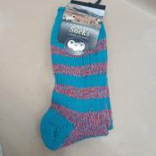 Connemara Stripes- Teal -- L