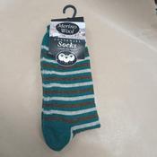 Merino Wool - Emerald Green Striped - L