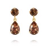 Mini Drop earrings in Gold Topaz image
