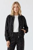 Leopard Soft Scuba Zip Top image