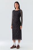 Leopard Print Mesh Dress image