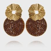 Vassia  Rocks Earring in Smoked Topaz image