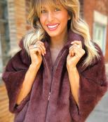 Merlot Fun Fur Jacket image