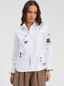 White Embroidered Shirt from Vila Gallo image