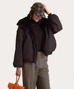Deep Plum Reversible Fur Jacket image