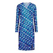 Blue and navy mesh Dress