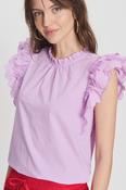 Lavender colours cotton top