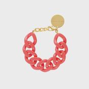 Flat chain bracelet in new flamingo image