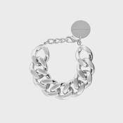 Silver Flat Chain Bracelet image