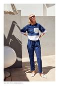Blue and White T shirt image