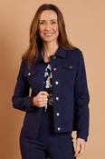 Pinns Navy denim style jacket image