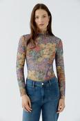 Floral Mesh Top image