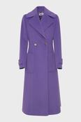 Flared long coat glicine image
