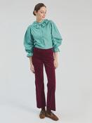 Burgundy Velvet Trouser image