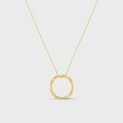 Open circle mid length necklace image