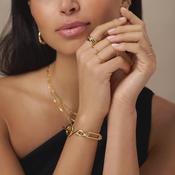 Rectangular link T-Bar bracelet image