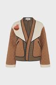 Harlow quilted jacket with mix of quilted patterns
