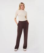 Chocolate Brown Trouser with Dart Detail image