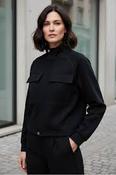 Soft Black Jersey Jacket image