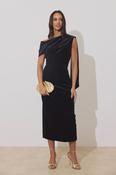 ElenI Dress in Black Velvet image