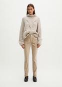 Velvet Pants Model Aleka Slim Trouser image