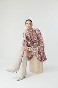 Udita Dress in Autumn Floral Print image