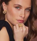 Juliette Earrings in Gold image