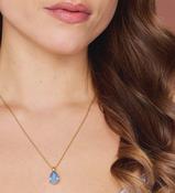 Mini Drop Necklace in Denim Ignite image