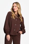 Kaylee Top in Chocolate Brown image