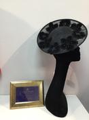 Black Floral Headpiece